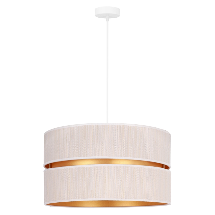 Duolla - Chandelier on a string DUO 1xE27/15W/230V creamy/gold