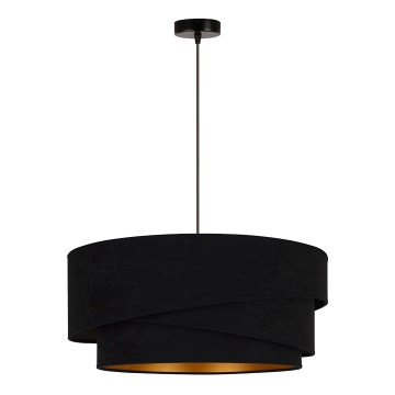 Duolla - Chandelier on a string KOBO 1xE27/15W/230V black/gold