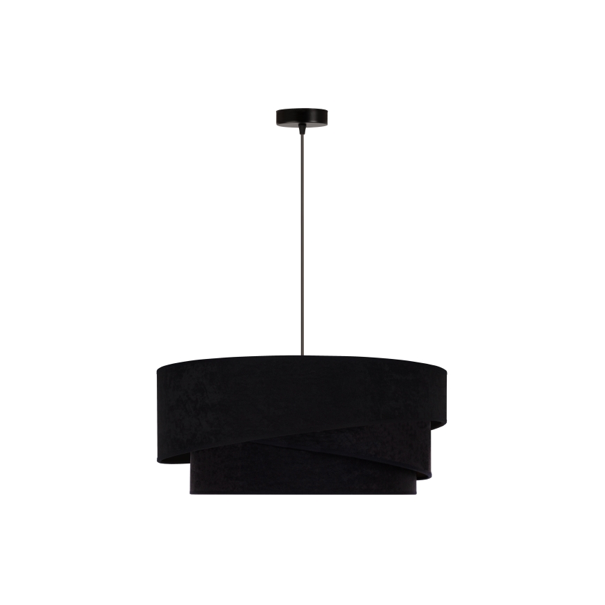 Duolla - Chandelier on a string KOBO 1xE27/15W/230V black/gold