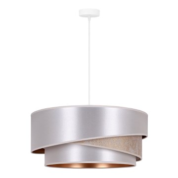 Duolla - Chandelier on a string KOBO 1xE27/15W/230V silver/gold