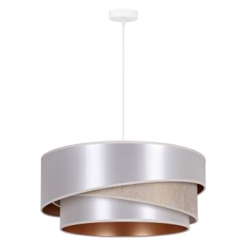 Duolla - Chandelier on a string KOBO 1xE27/15W/230V silver/gold