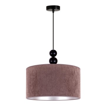 Duolla - Chandelier on a string LYON 1xE27/15W/230V brown