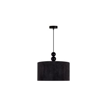 Duolla - Chandelier on a string LYON 1xE27/15W/230V d. 40 cm black