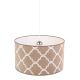 Duolla - Chandelier on a string MAROKO 1xE27/40W/230V brown/white