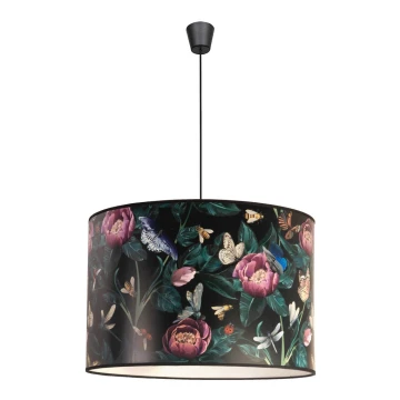 Duolla - Chandelier on a string PRINT L 1xE27/40W/230V rose