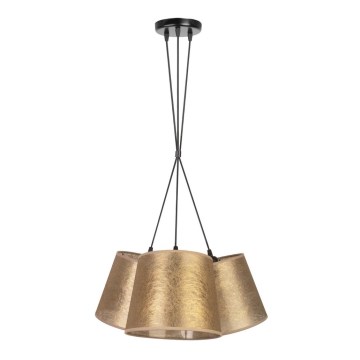 Duolla - Chandelier on a string ROSSA 3xE27/40W/230V golden