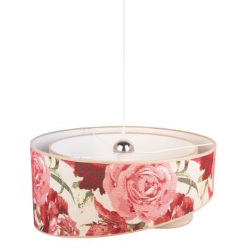 Duolla - Chandelier on a string ROYAL 1xE27/40W/230V pink