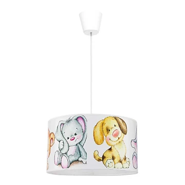 Duolla - Children's chandelier on a string SWEET BEARS 1xE27/40W/230V