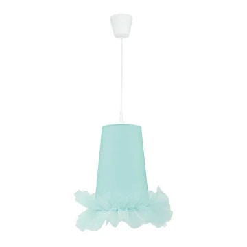 Duolla - Children's pendant chandelier on a wire BALLET 1xE27/40W/230V blue