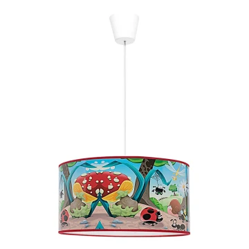 Duolla - Children's pendant chandelier on a wire DREAM 1xE27/40W/230V