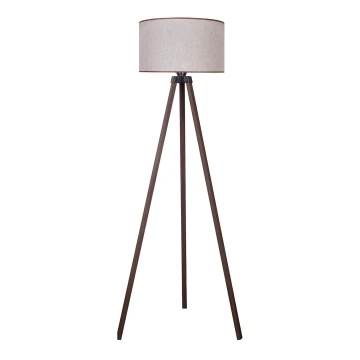 Duolla - Floor lamp 1xE27/60W/230V beige/brown