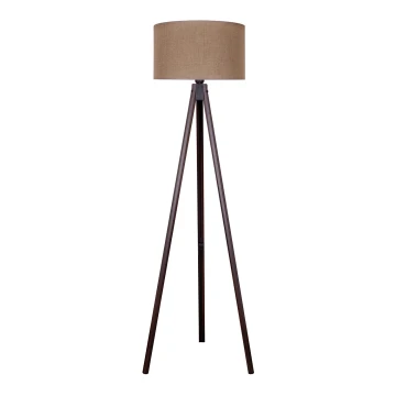 Duolla - Floor lamp 1xE27/60W/230V brown/wenge