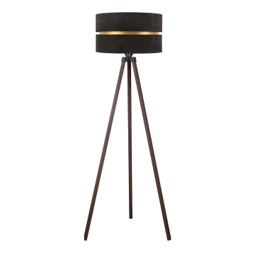 Duolla - Floor lamp DUO 1xE27/60W/230V black/brown