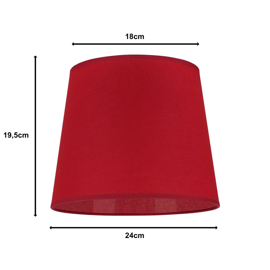 Duolla - Lampshade CLASSIC M E27 d. 24 cm red