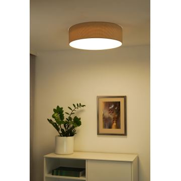 Duolla - LED Ceiling light CORTINA LED/26W/230V d. 30 cm 4000K beige