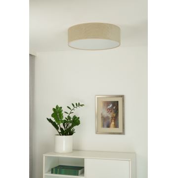 Duolla - LED Ceiling light CORTINA LED/26W/230V d. 30 cm 4000K beige