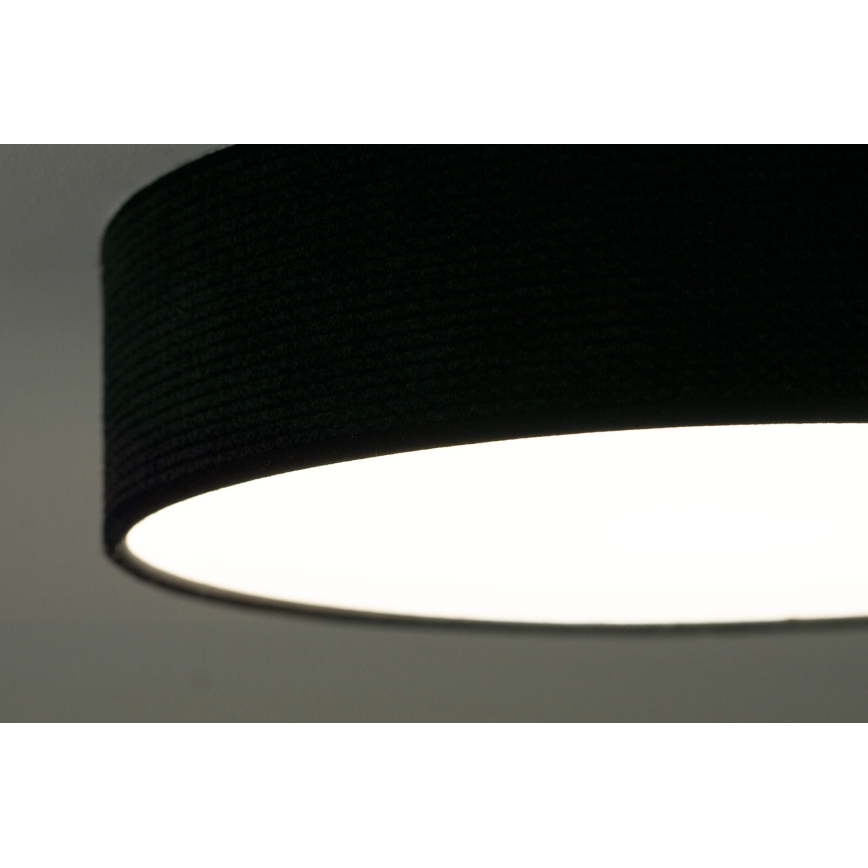 Duolla - LED Ceiling light CORTINA LED/26W/230V d. 30 cm 4000K black