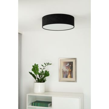 Duolla - LED Ceiling light CORTINA LED/26W/230V d. 30 cm 4000K black