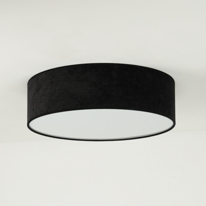 Duolla - LED Ceiling light CORTINA LED/26W/230V d. 30 cm 4000K black