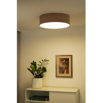 Duolla - LED Ceiling light CORTINA LED/26W/230V d. 30 cm 4000K brown