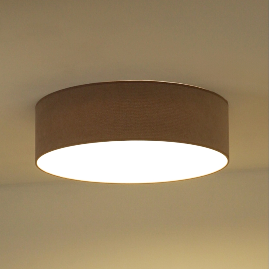 Duolla - LED Ceiling light CORTINA LED/26W/230V d. 30 cm 4000K brown