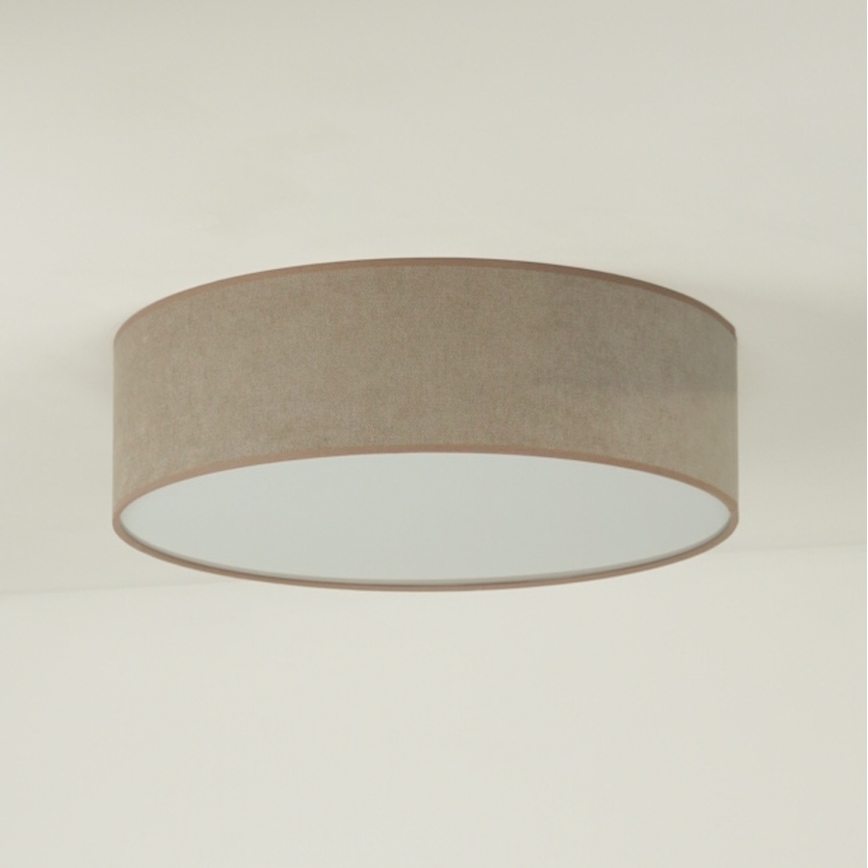 Duolla - LED Ceiling light CORTINA LED/26W/230V d. 30 cm 4000K brown