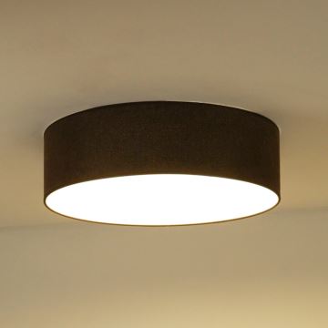 Duolla - LED Ceiling light CORTINA LED/26W/230V d. 30 cm 4000K brown