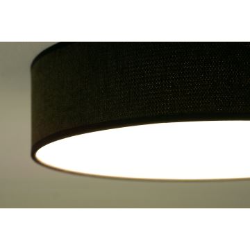 Duolla - LED Ceiling light CORTINA LED/26W/230V d. 30 cm 4000K brown