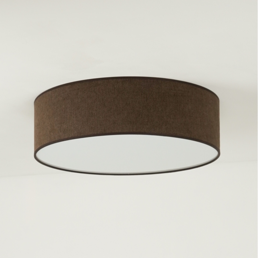 Duolla - LED Ceiling light CORTINA LED/26W/230V d. 30 cm 4000K brown