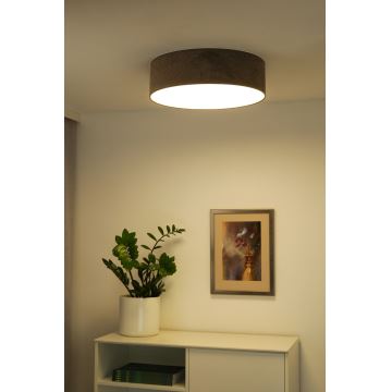 Duolla - LED Ceiling light CORTINA LED/26W/230V d. 30 cm 4000K brown