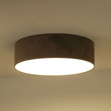 Duolla - LED Ceiling light CORTINA LED/26W/230V d. 30 cm 4000K brown