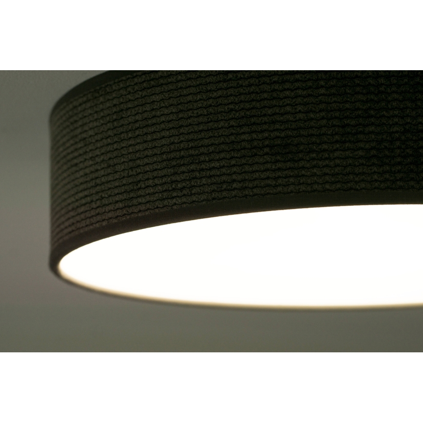 Duolla - LED Ceiling light CORTINA LED/26W/230V d. 30 cm 4000K brown