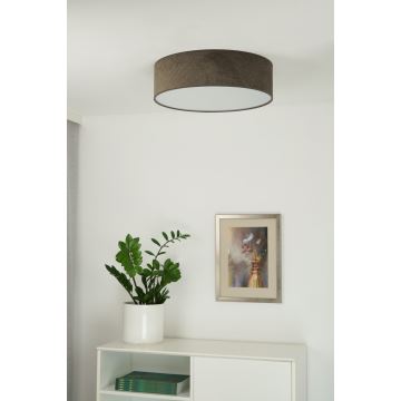 Duolla - LED Ceiling light CORTINA LED/26W/230V d. 30 cm 4000K brown