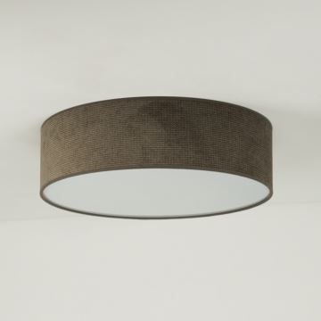 Duolla - LED Ceiling light CORTINA LED/26W/230V d. 30 cm 4000K brown