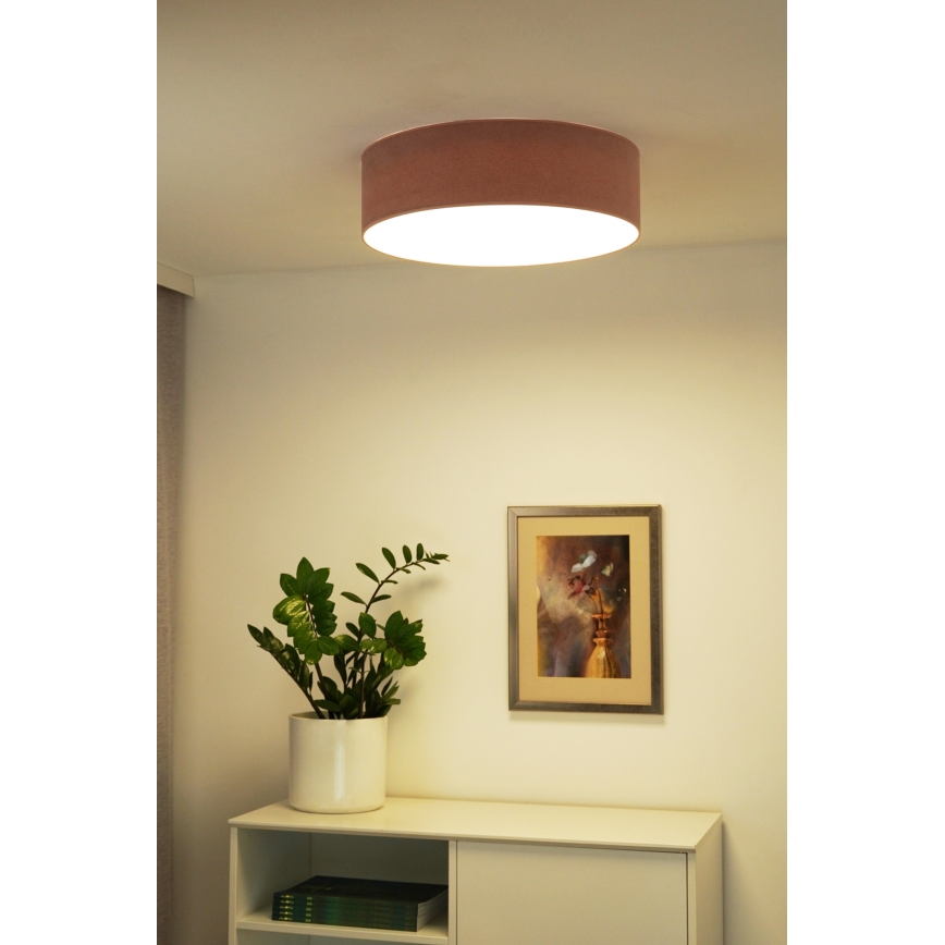 Duolla - LED Ceiling light CORTINA LED/26W/230V d. 30 cm 4000K pink