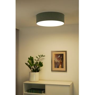 Duolla - LED Ceiling light CORTINA LED/26W/230V d. 30 cm 4000K turquoise