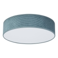 Duolla - LED Ceiling light CORTINA LED/26W/230V d. 30 cm 4000K turquoise