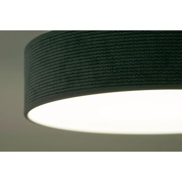 Duolla - LED Ceiling light CORTINA LED/26W/230V d. 30 cm 4000K turquoise