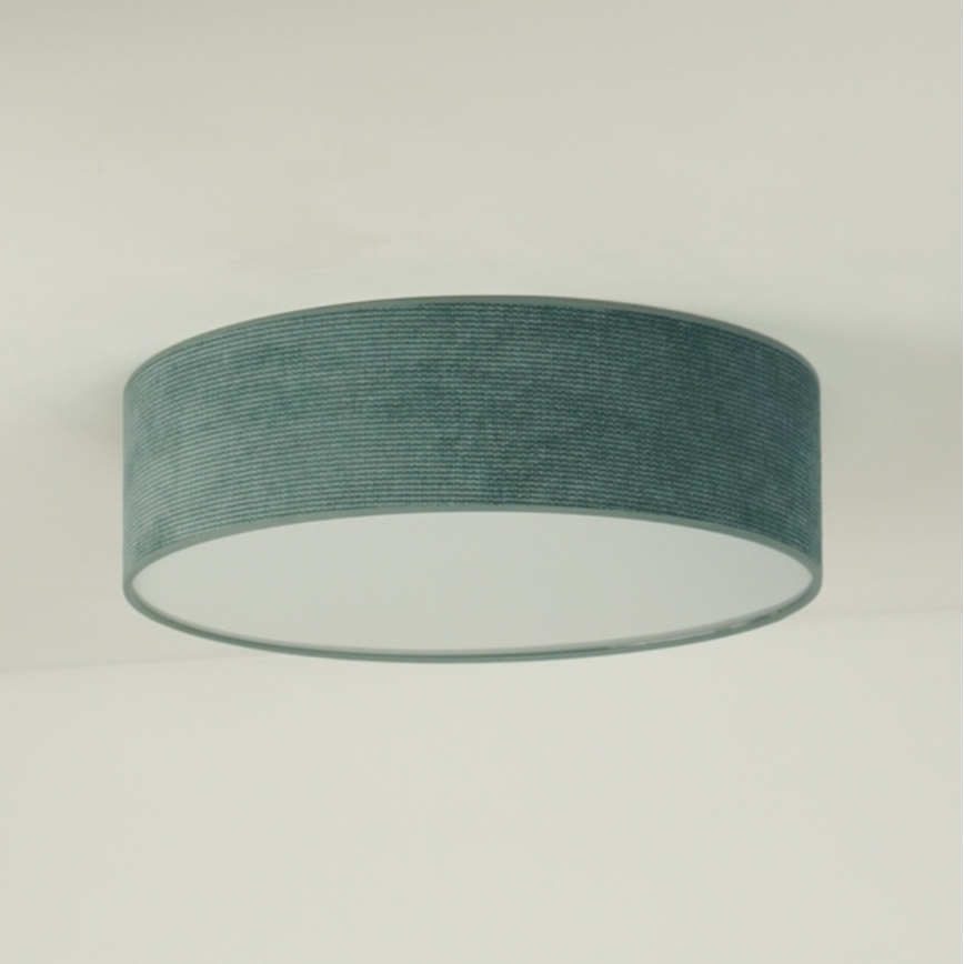 Duolla - LED Ceiling light CORTINA LED/26W/230V d. 30 cm 4000K turquoise