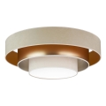 Duolla - LED Ceiling light LUNETA LED/26W/230V d. 60 cm 4000K beige/gold/creamy