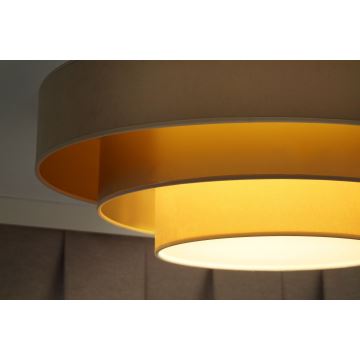 Duolla - LED Ceiling light LUNETA LED/26W/230V d. 60 cm 4000K beige/gold/creamy