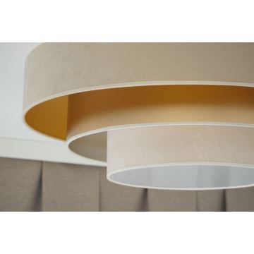 Duolla - LED Ceiling light LUNETA LED/26W/230V d. 60 cm 4000K beige/gold/creamy