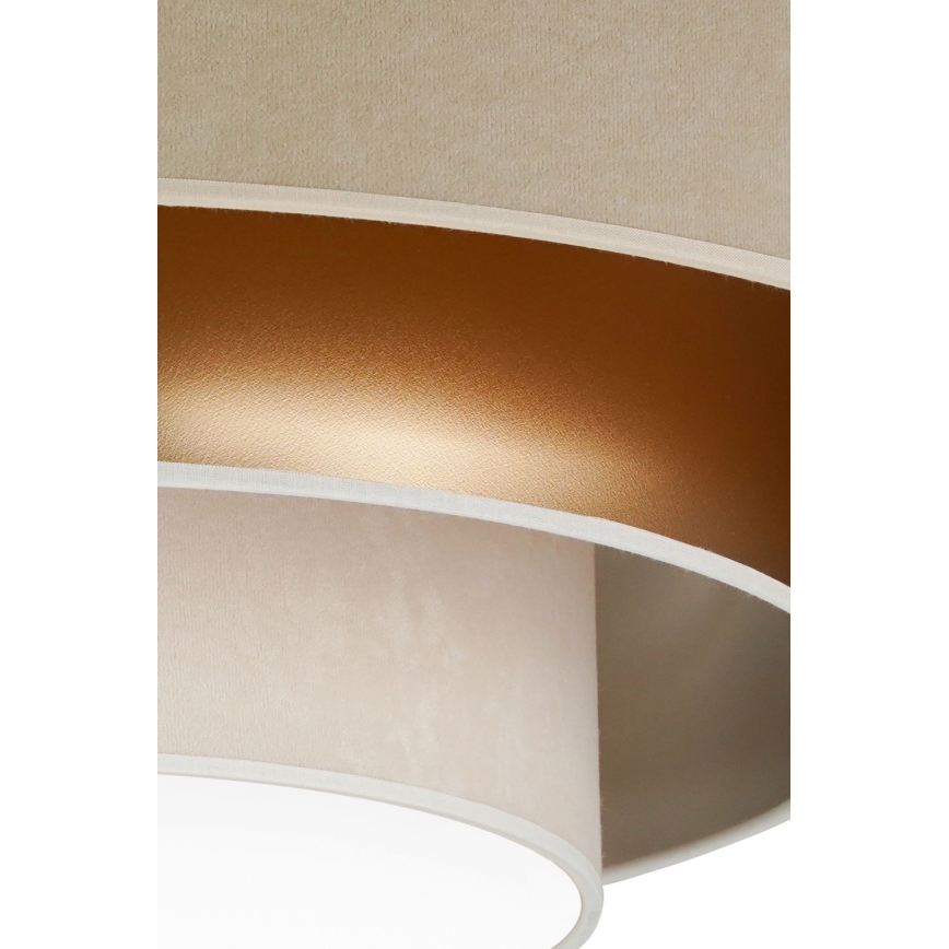 Duolla - LED Ceiling light LUNETA LED/26W/230V d. 60 cm 4000K beige/gold/creamy