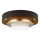 Duolla - LED Ceiling light LUNETA LED/26W/230V d. 60 cm 4000K brown/gold/creamy