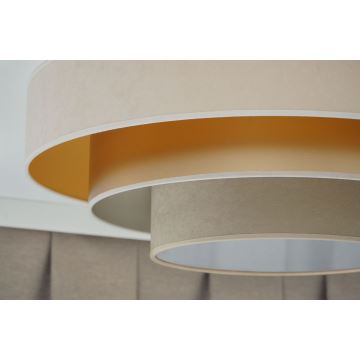 Duolla - LED Ceiling light LUNETA LED/26W/230V d. 60 cm 4000K creamy/gold/beige