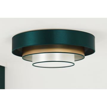 Duolla - LED Ceiling light LUNETA LED/26W/230V d. 60 cm 4000K green/gold/white