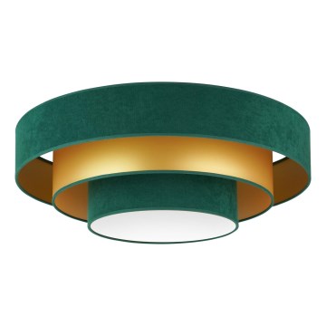 Duolla - LED Ceiling light LUNETA LED/26W/230V d. 60 cm 4000K green/gold