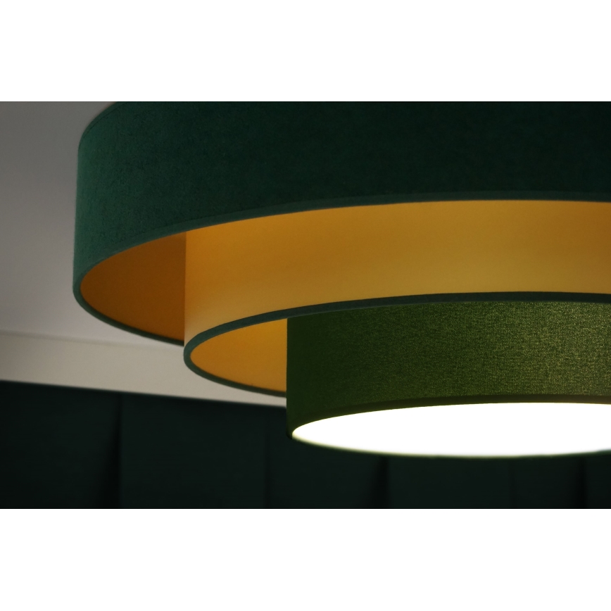 Duolla - LED Ceiling light LUNETA LED/26W/230V d. 60 cm 4000K green/gold