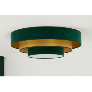 Duolla - LED Ceiling light LUNETA LED/26W/230V d. 60 cm 4000K green/gold