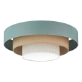 Duolla - LED Ceiling light LUNETA LED/26W/230V d. 60 cm 4000K turquoise/beige/creamy